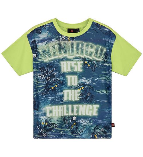 LEGOÂ® Ninjago T-shirt - LwTaffy 308 - Lysegrøn m. Print