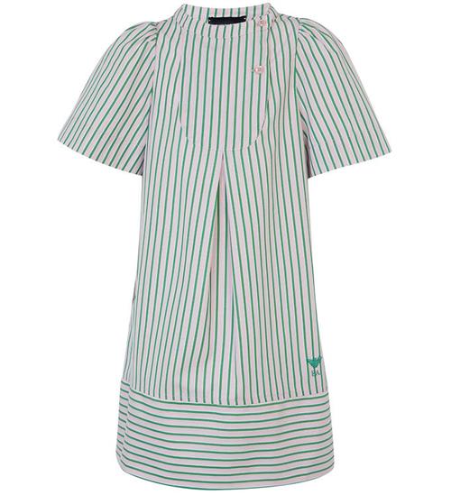 Emporio Armani Kjole - Rosa/Grønstribet
