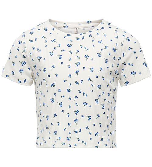 Kids Only T-shirt - KogBella - Rib - Mazarine Blue/White Backgro