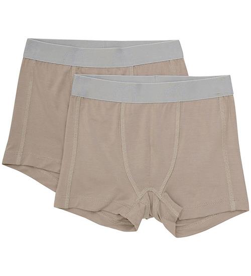 Minymo Boxershorts - 2-pak - Viskose - Simply Taupe