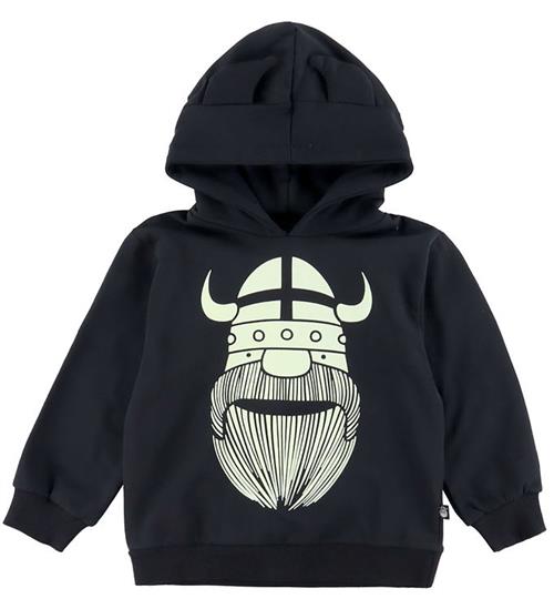 Danafæ Hættetrøje - Danewarrior - Black Erik - Glow In The Dark