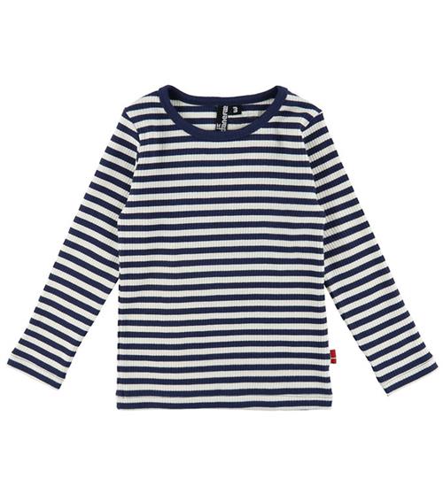 Danefæ Bluse - Danefilm - Rib - Bomuld/Modal - Dk Navy/Chalk