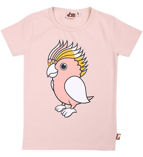 DYR T-shirt - DyrGrowl T - Lt Rose Papegoeje