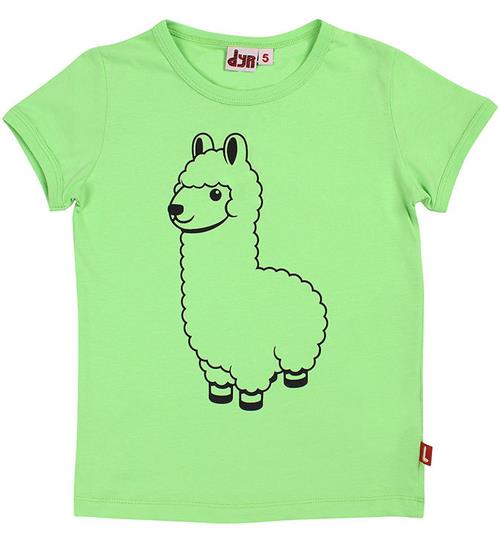DYR T-shirt - DyrHide - Bright Green Lama Buddy