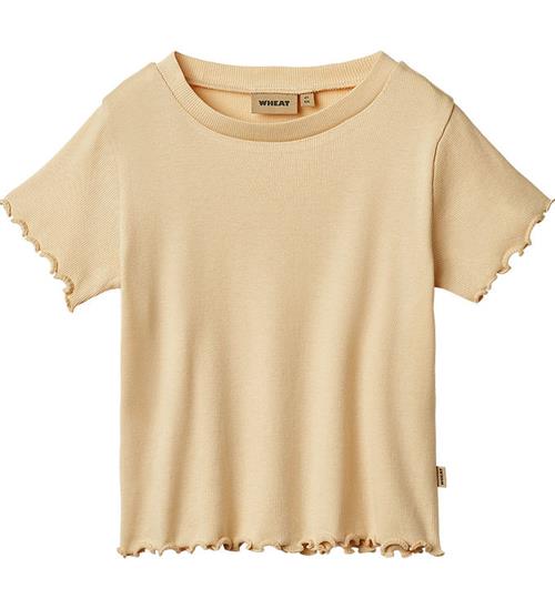 Wheat T-shirt - Rib - Irene - Macadamia