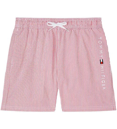 Tommy Hilfiger Badeshorts - Ithaca White/Medium Red