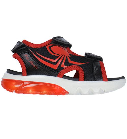 Geox Sandaler m. Lys - Ciberdron - Sort/Rød