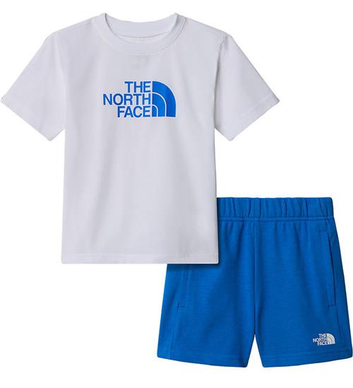 The North Face Shortssæt - T-shirt/Shorts - White/Hero Blue