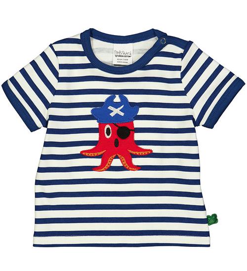Freds World T-shirt - Baby - Almond/ Navy