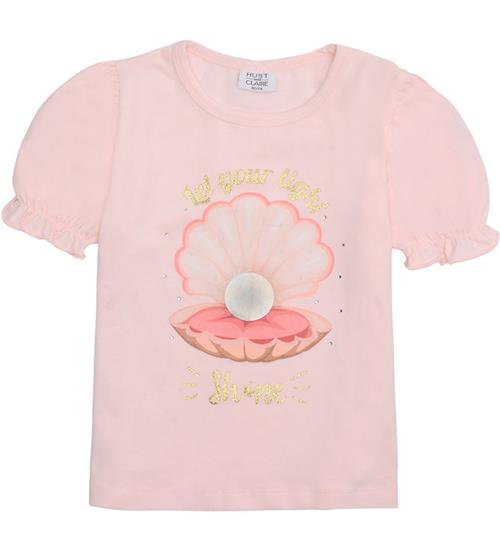 Hust and Claire T-shirt - Alma - Rose Beach m. Glitter