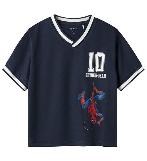 Name it T-shirt - NmmMatz Spider - Navy Blazer
