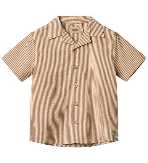 Wheat Skjorte - Anker - Caramel Stripe