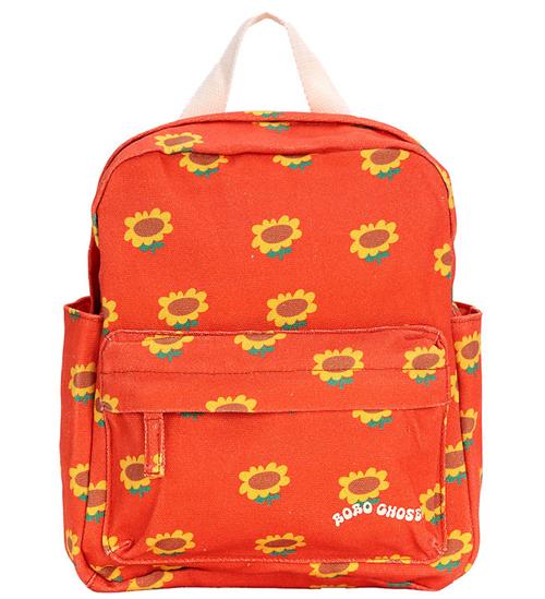 Bobo Choses Børnehavetaske - Orange m. Solsikker