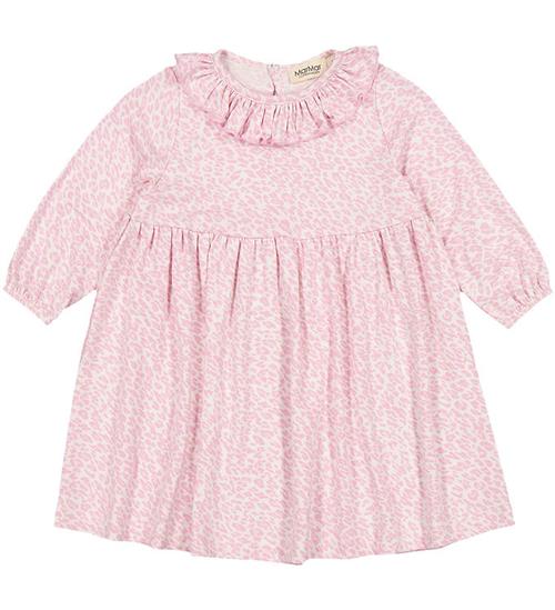 MarMar Kjole - Viskose - Diora Frill - Pink Leo