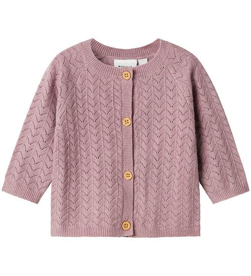 Name it Cardigan - Strik - NbfDesille - Elderberry