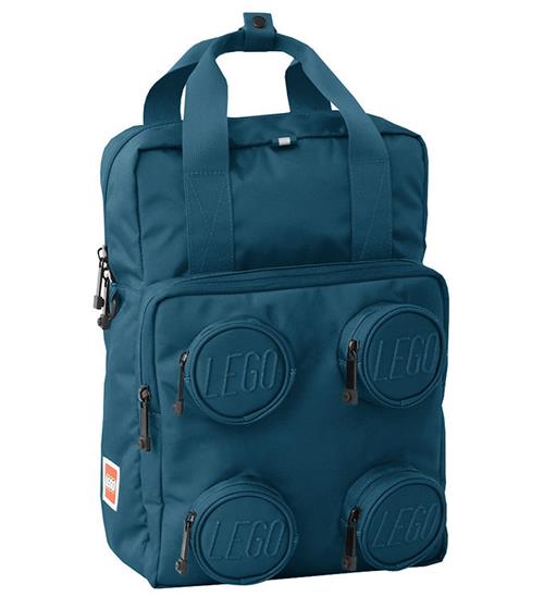 LEGOÂ® Skoletaske - Signature Brick - 15 L - Earth Blue