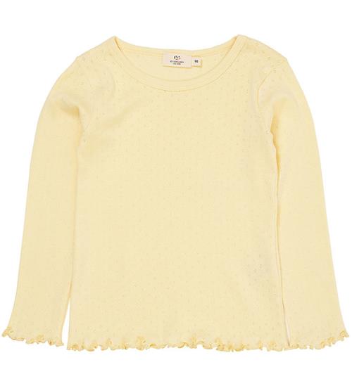 Copenhagen colors Bluse - Pointelle - Lt. Tellow