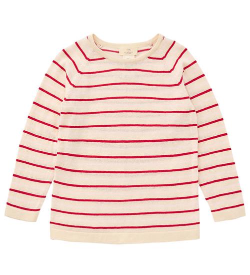 Copenhagen Colors Bluse - Strik - Cream/Dusty Rose/Barry Comb