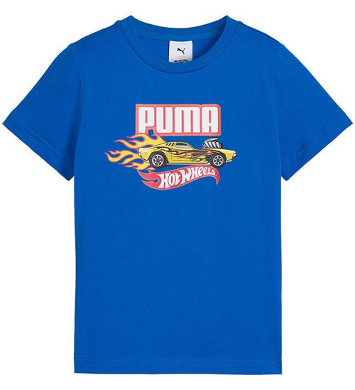Puma x Hot Wheels T-shirt - Team Royal m. Print