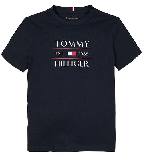 Tommy Hilfiger T-shirt - Flag - Dark Night Navy