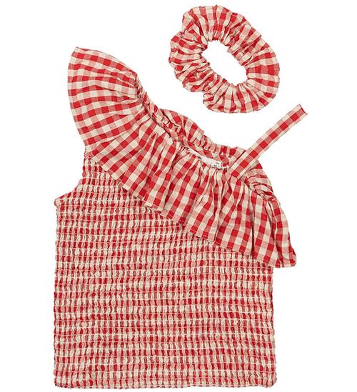 The New Top - TnNally - Poppy Red Check
