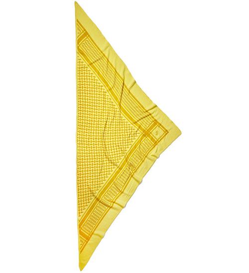 Lala Berlin Tørklæde - Triangle Trinity Classic M - Gul