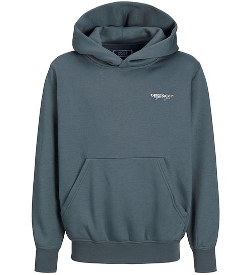 Jack & Jones Hættetrøje - JorIslington - Stormy Weather m. Print