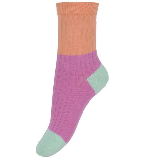 Melton Strømper - Block Colour - Rosebud