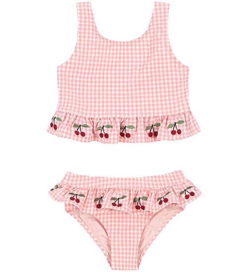 Konges Sløjd Badetøj - Soline Bikini - Geranium Pink m. Tern