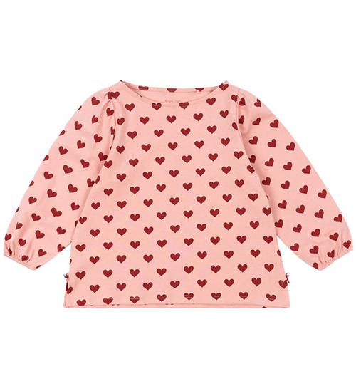 Konges Sløjd Bluse - Drey Slit - Amour Rouge m. Hjerter