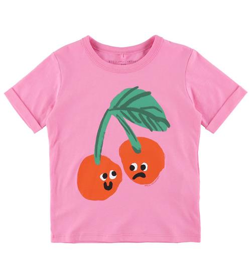 Stella McCartney Kids T-shirt - Pink m. Kirsebær