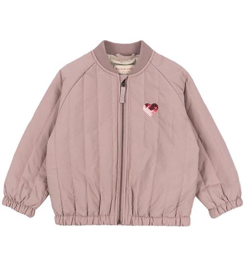 Konges Sløjd Termojakke - Juno Bomber - Deauville Mauve m. Hjert