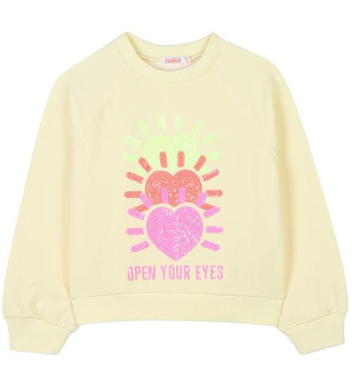 Billieblush Sweatshirt - Gul m. Pailletter