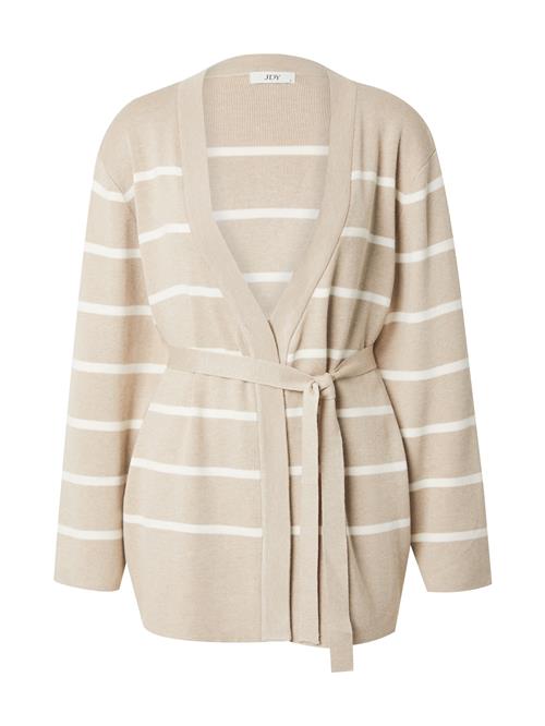 Se JDY Cardigan 'JDYSARA'  sand / hvid ved About You