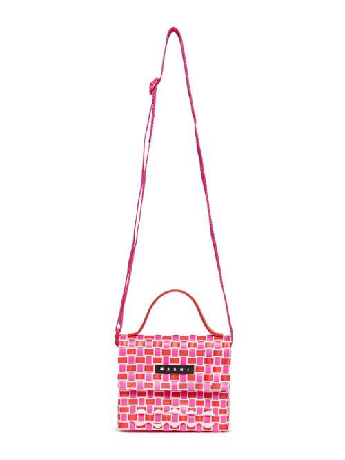 Marni Taske  pink / rød / hvid