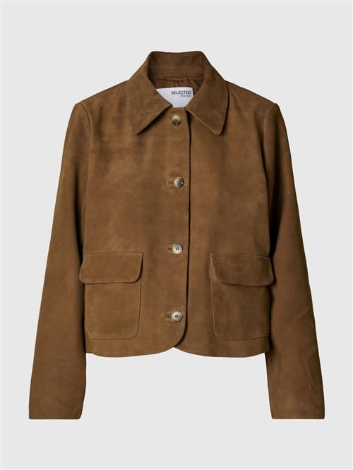 SELECTED FEMME Overgangsjakke  brun