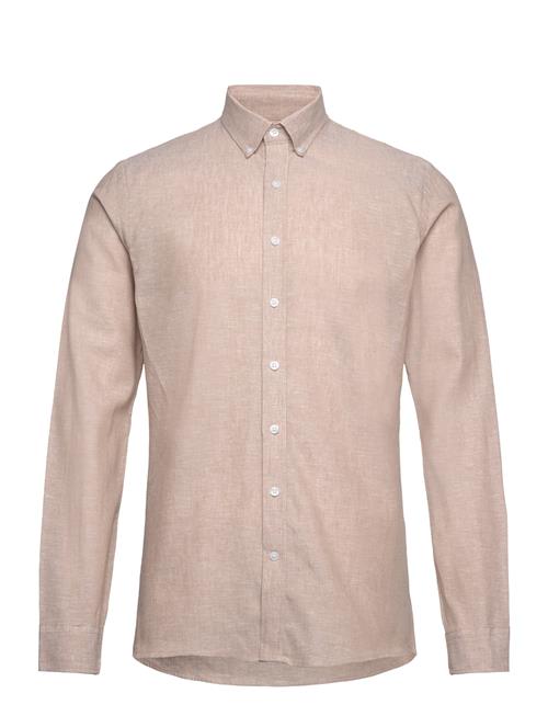 Linen/Cotton Shirt L/S Lindbergh Cream