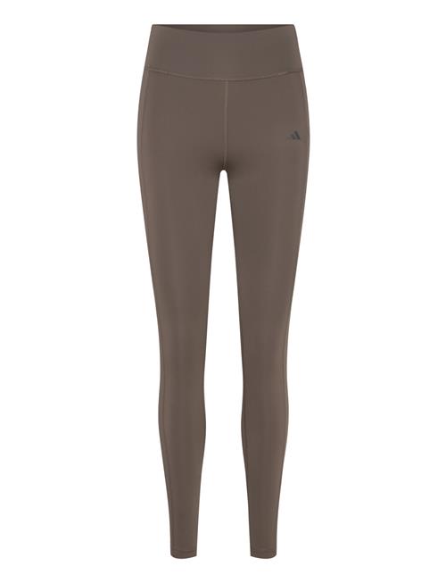 Adidas Optime Full Length Leggings Adidas Performance Brown