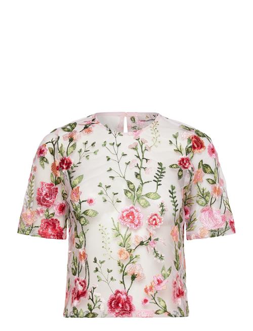 Fuschia Blouse A-View Patterned