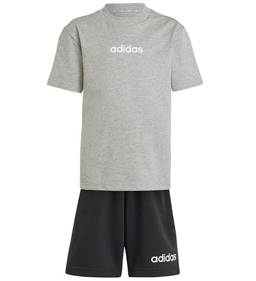 adidas Performance Sæt - T-shirt/Shorts - LK Lin - MGreyh/White