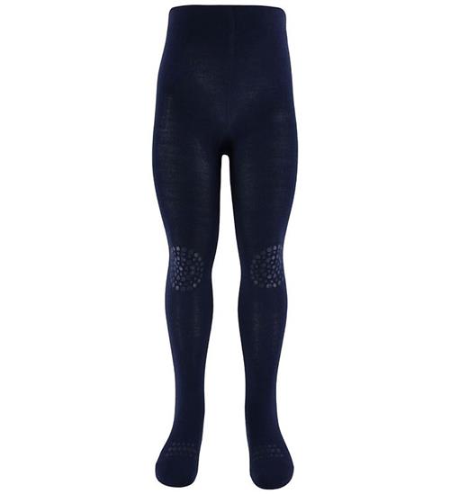 GoBabyGo Skridsikre Strømpebukser - Uld - Midnight Blue