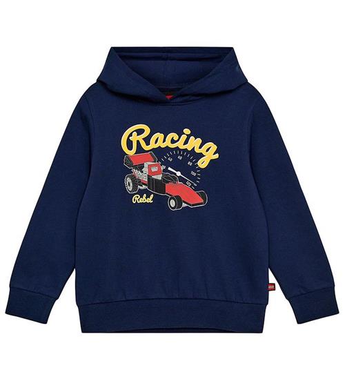LEGOÂ® Wear Hættetrøje - LWScout 708 - Dark Navy m. Print