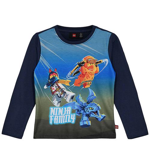 LEGOÂ® Ninjago Bluse - LWTano 618 - Dark Navy m. Print