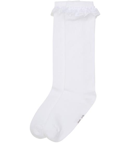 Minymo Knæstrømper - Noos - White