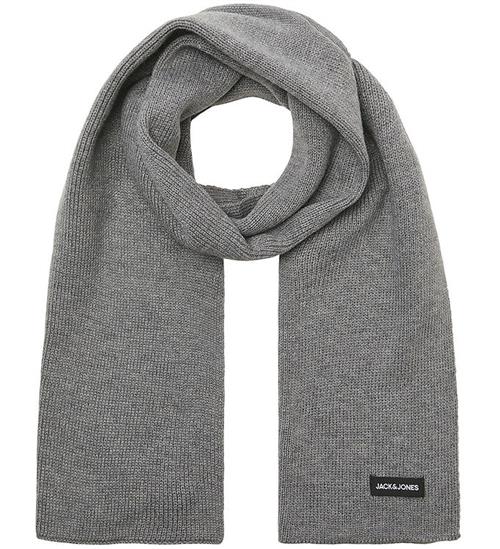 Jack & Jones Halstørklæde - Strik - JacDna - Grey Melange