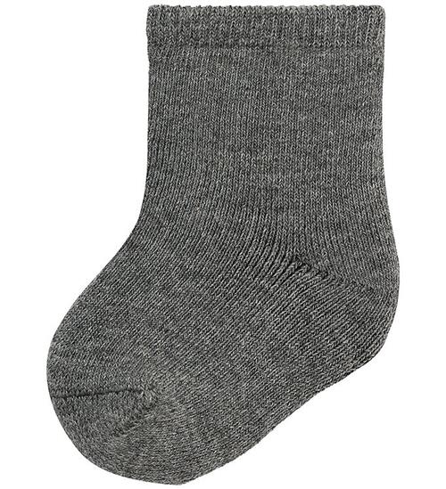 Name It Strømper - Uld/Bomuld - NbmWaksi - Dark Grey Melange