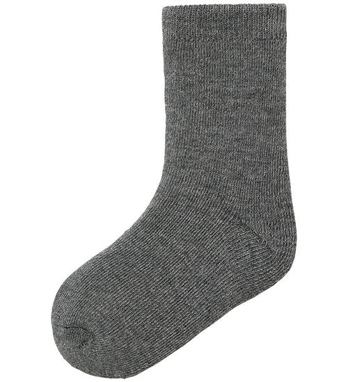 Name It Strømper - Uld/Bomuld - NmmWaksi - Dark Grey Melange