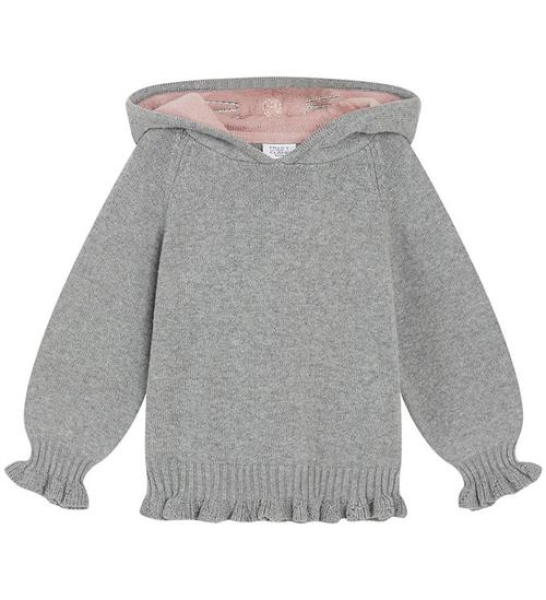 Hust and Claire Hættetrøje - Strik - Pinja - Light Grey Melange