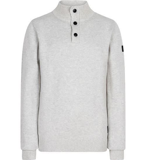 Indian Blue Jeans Bluse - Strik - Grå
