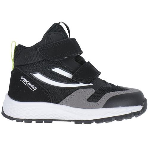 Viking Støvler - Century Mid WP - Black/Lime